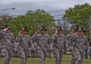 1st Air Cavalry cases colors for upcoming deployment
