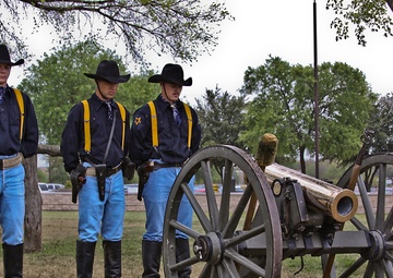 1st Air Cavalry cases colors for upcoming deployment