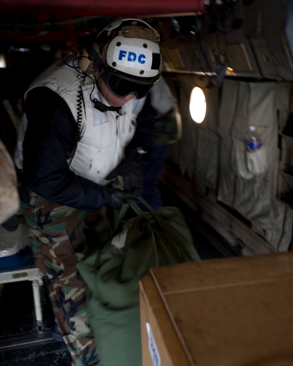 Action aboard the USS John C. Stennis