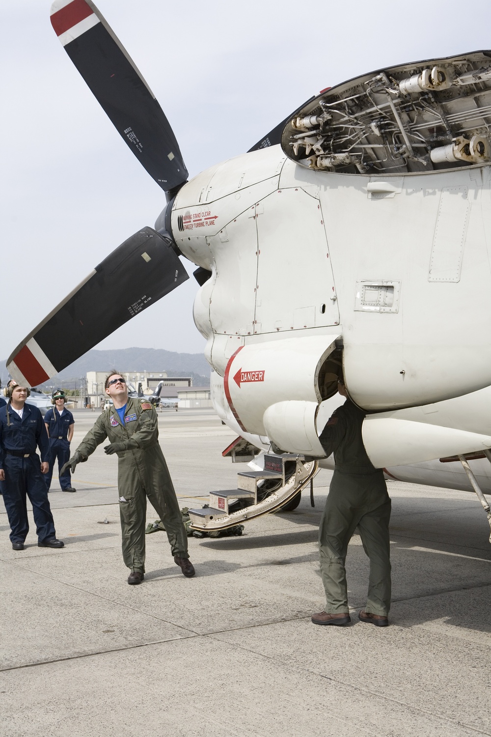 Action aboard the USS John C. Stennis