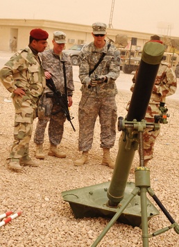 8th Iraqi Army Division mortar teams hone mission capability