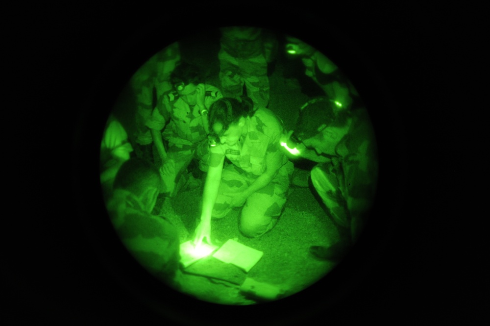 Desert survival training in the Geggade Desert