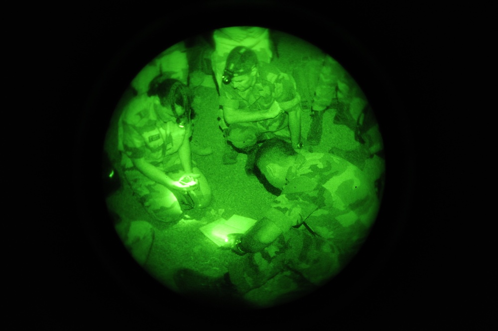 Desert survival training in the Geggade Desert