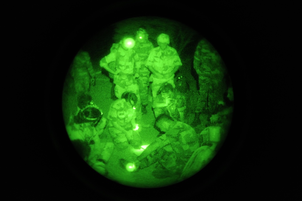Desert survival training in the Geggade Desert