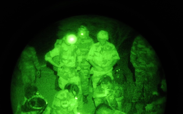 Desert survival training in the Geggade Desert