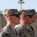 Vanguard Soldiers participate in company change of command ceremony