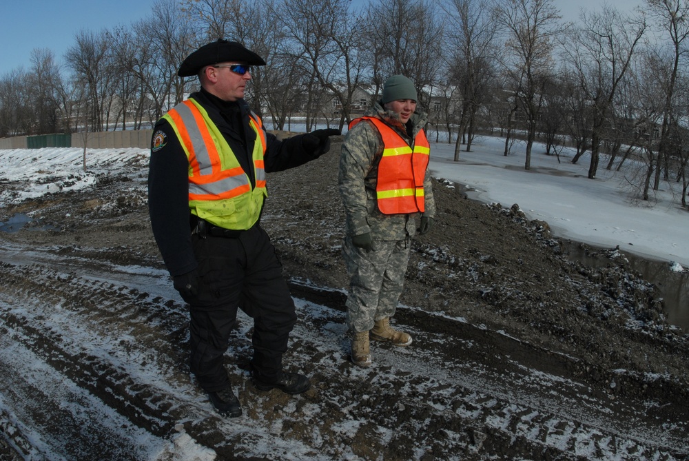 Flood Rescue in Fargo, North Dakota