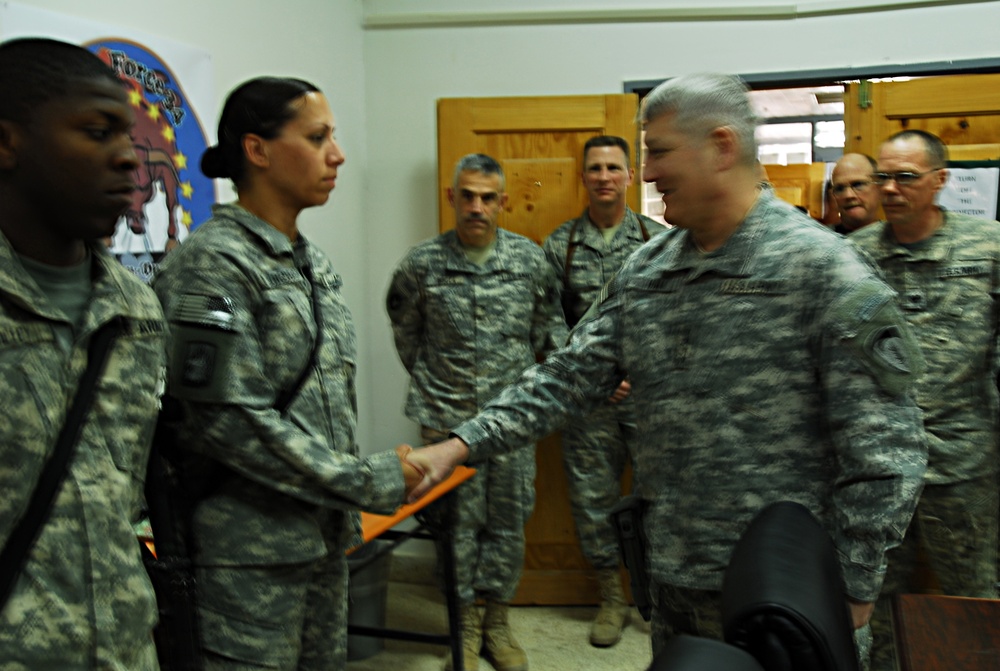 Soldiers Honored by Gen. Carter Ham