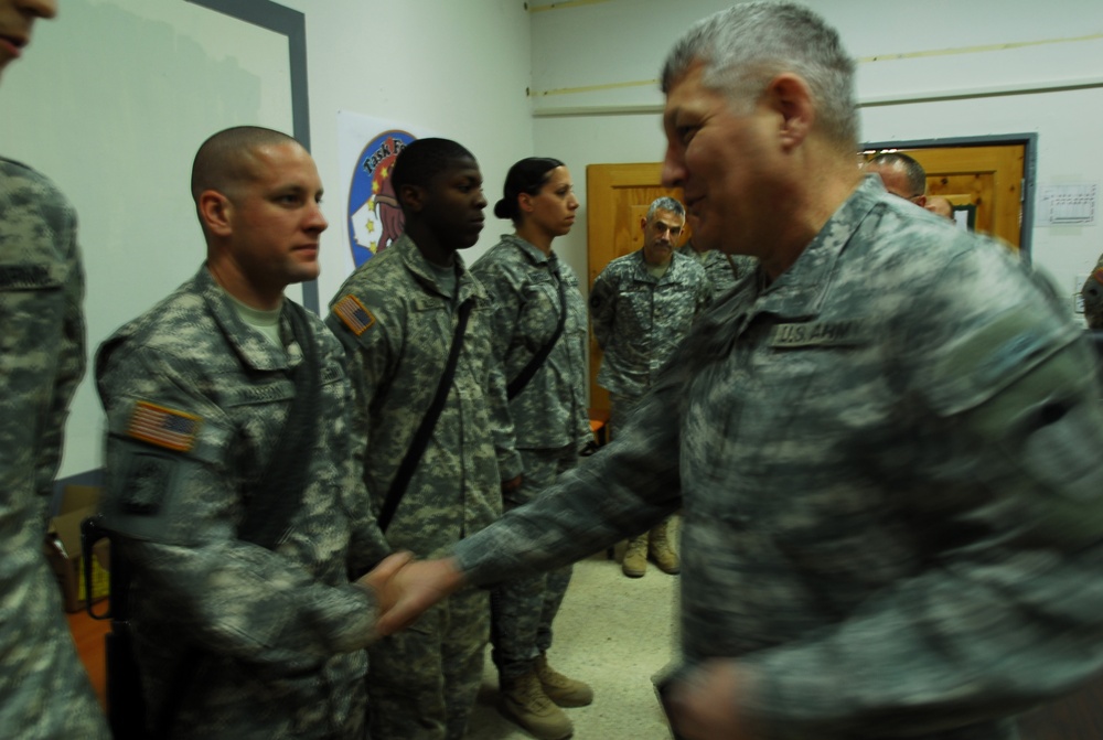 Soldiers Honored by Gen. Carter Ham