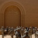 Promotions in the Babil ruins in Hillah, Iraq