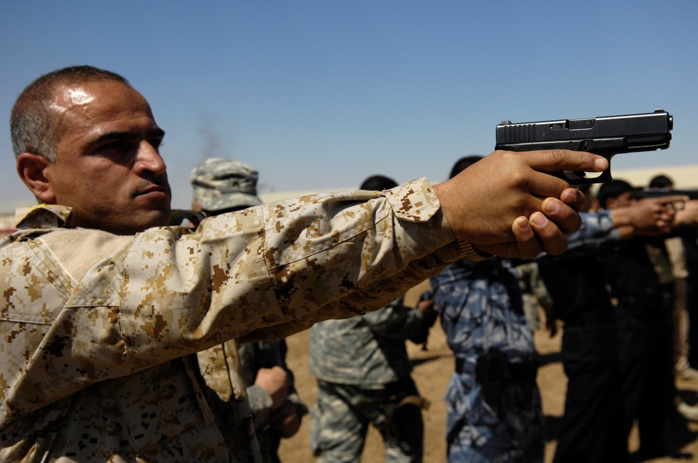 Iraqi Police Basic Training in Karbala, Iraq