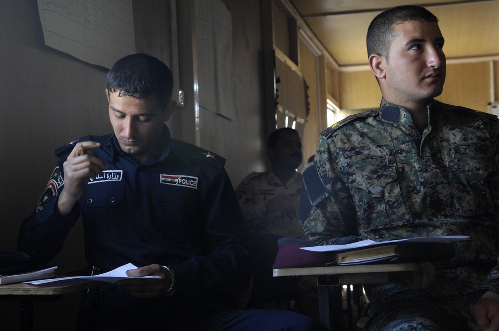 Iraqi Police Basic Training in Karbala, Iraq