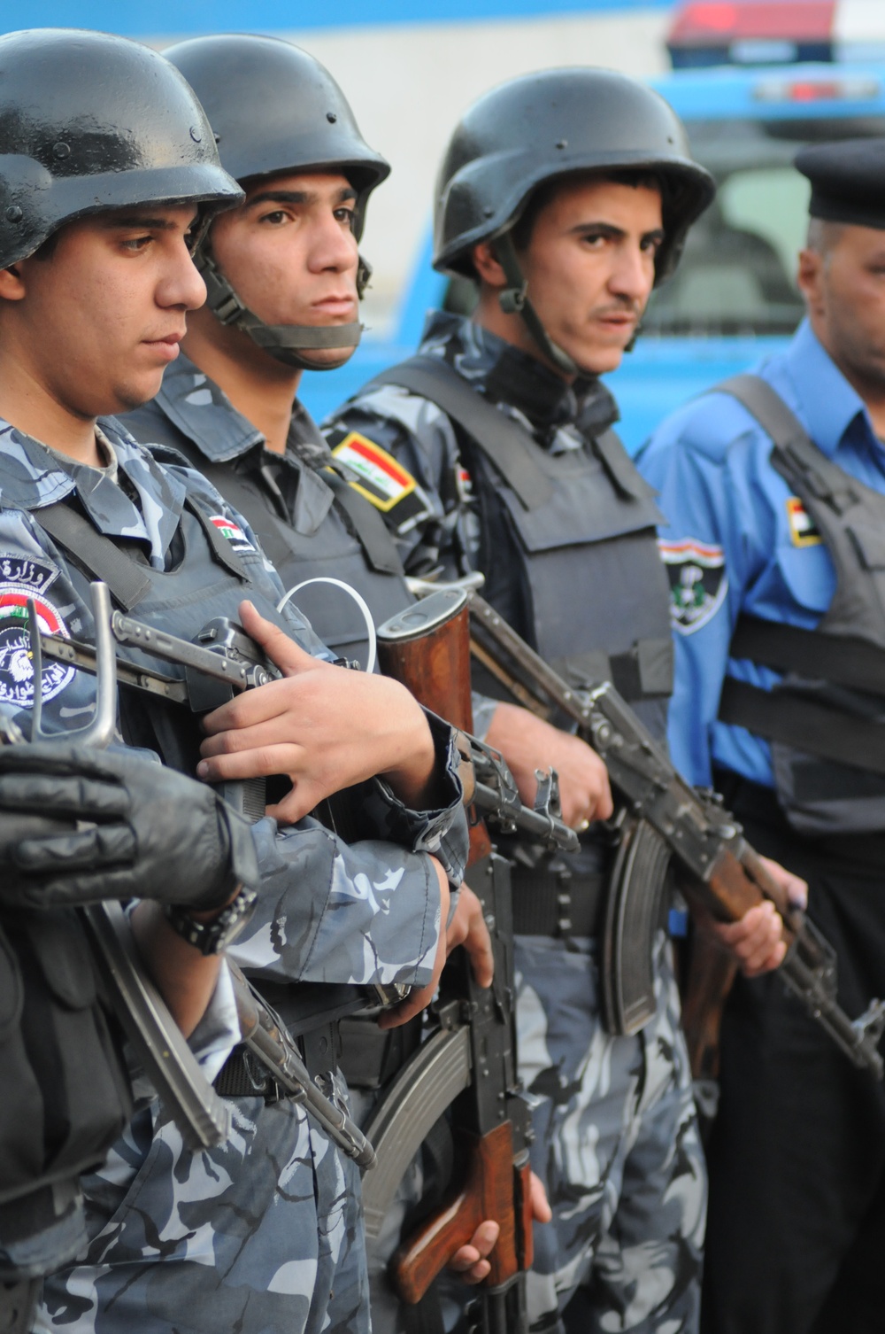 Joint patrol in the Kadamiyah area of Baghdad