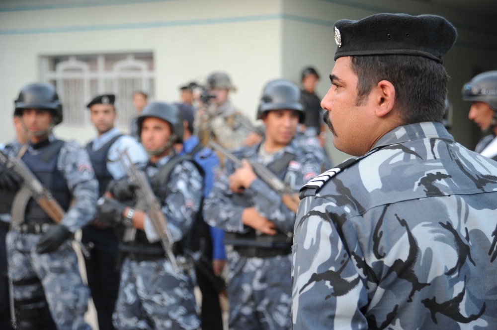Joint patrol in the Kadamiyah area of Baghdad