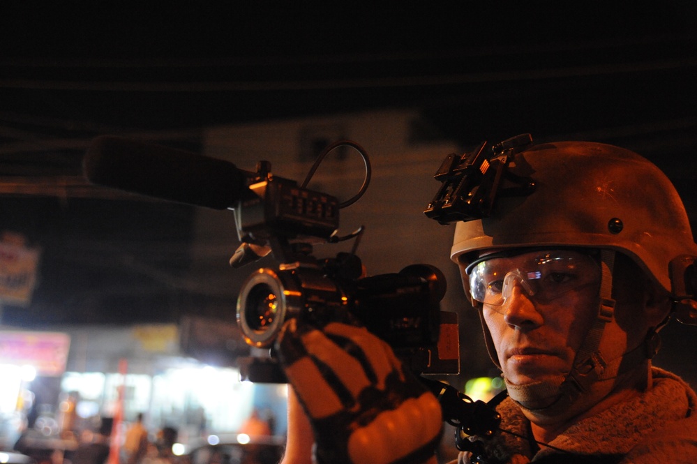 Joint patrol in the Kadamiyah area of Baghdad