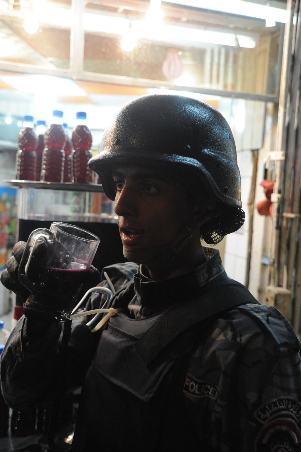 Joint patrol in the Kadamiyah area of Baghdad