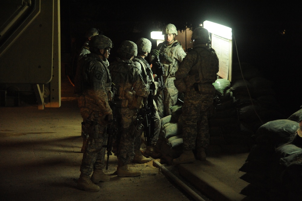 Joint patrol in the Kadamiyah area of Baghdad