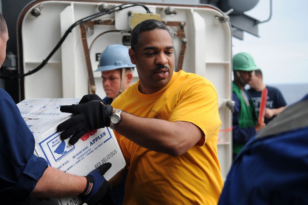 Refueling at sea