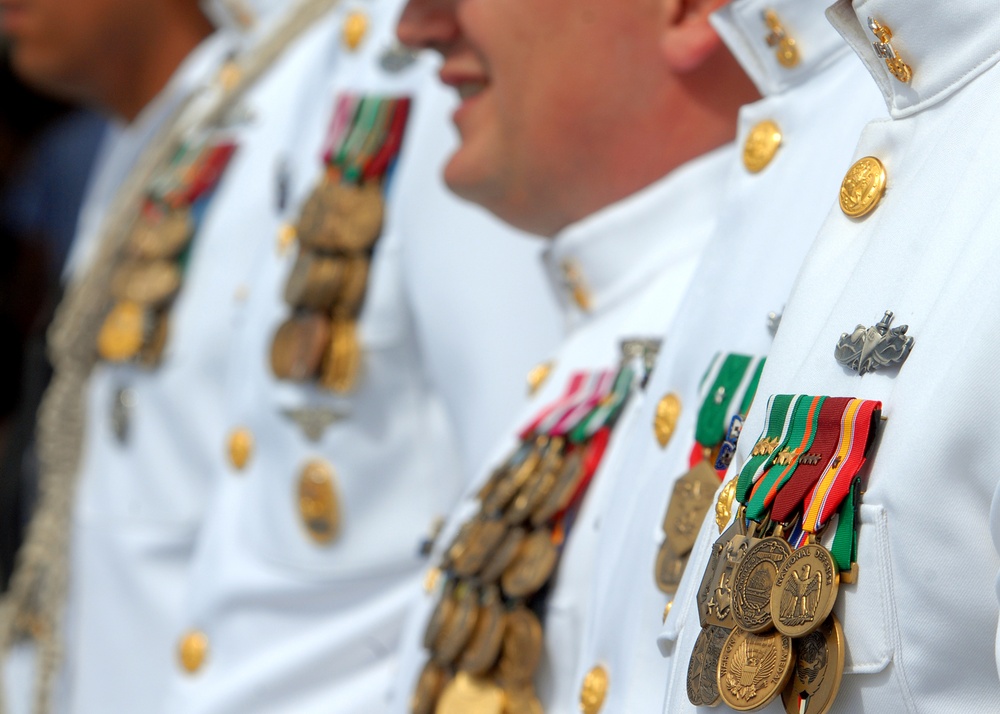 Retirement ceremony aboard the USS Bowfin Submarine Museum