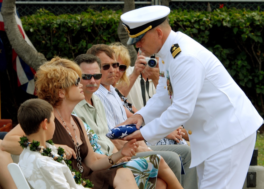 Retirement ceremony aboard the USS Bowfin Submarine Museum