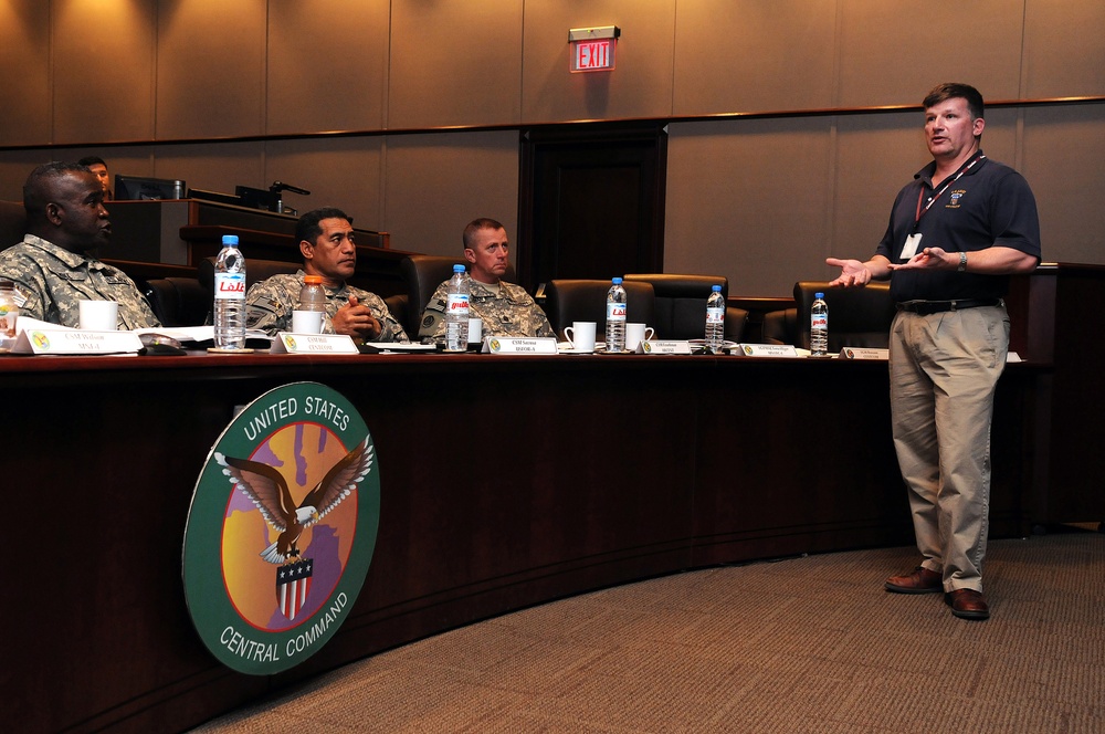 Top Enlisted War Fighters Tackle Troop Concerns