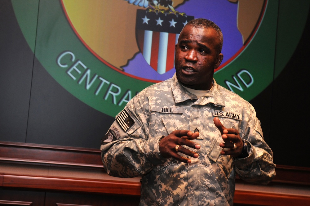 Top Enlisted War Fighters Tackle Troop Concerns