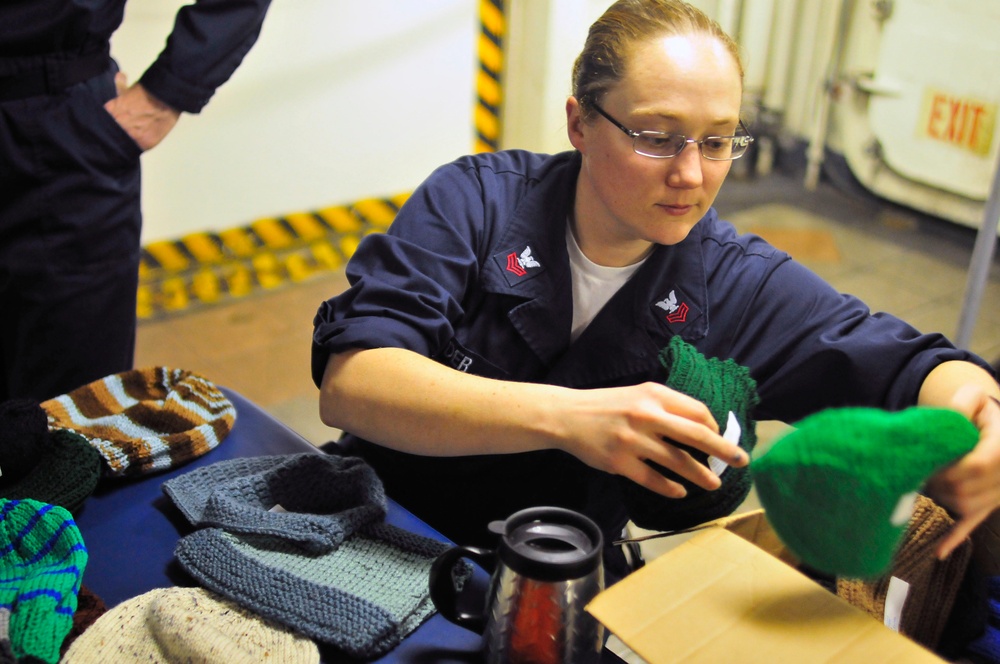 Care Packages From the 'Ship's Project' for Eisenhower Sailors