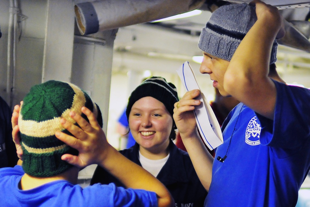 Care Packages From the 'Ship's Project' for Eisenhower Sailors