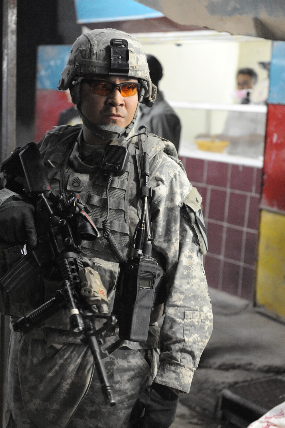 Patrol near Joint Security Station War Eagle, Baghdad, Iraq