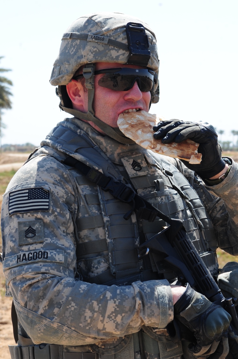 Patrol in Mahmudiyah, Iraq