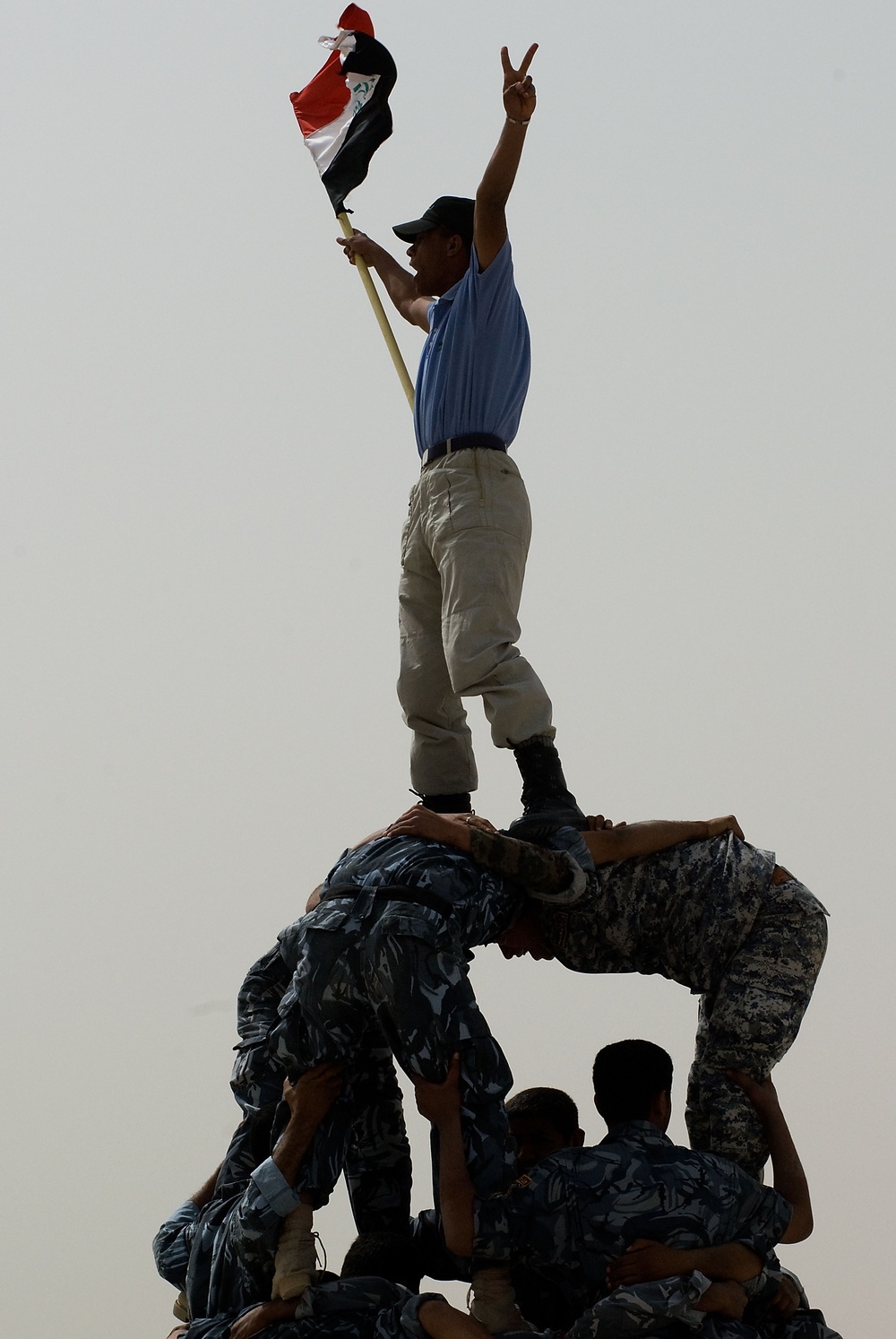 Iraqi police graduation ceremony in Basra