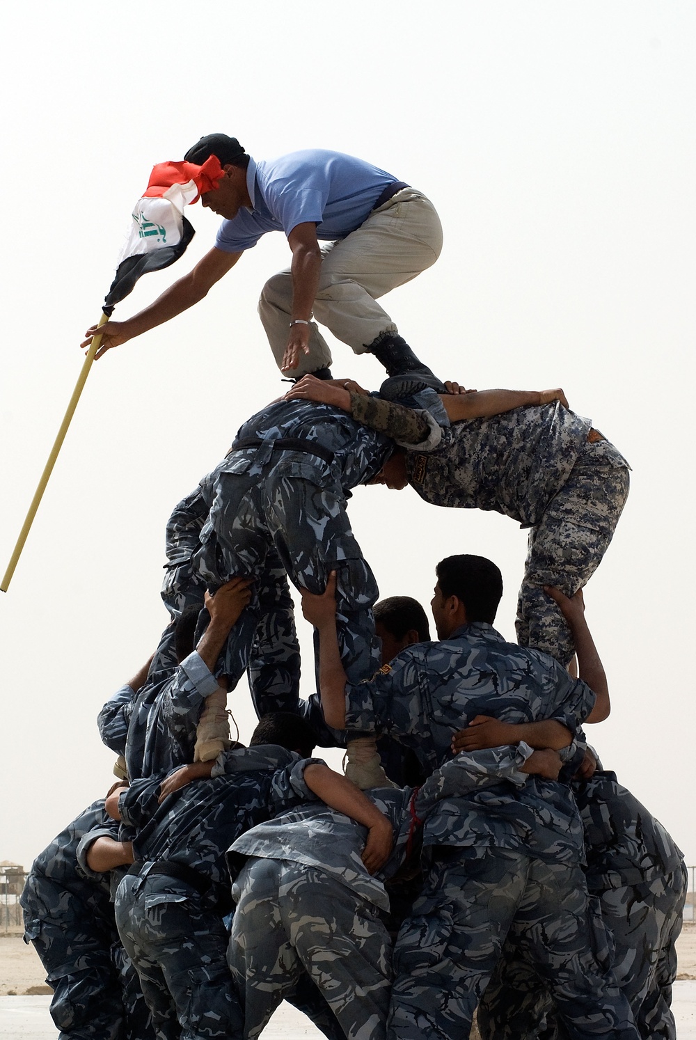 Iraqi police graduation ceremony in Basra