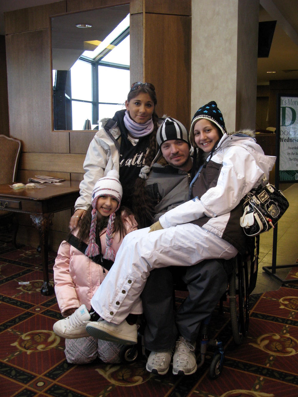 Disabled veterans hit the slopes at winter sports clinic