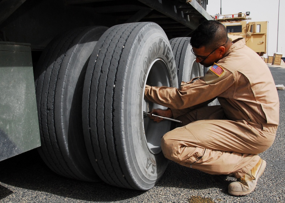 586th Line Haulers Keep on Truckin'