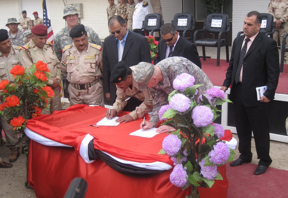 Forward Operating Base Rustamiyah officially handed over to Iraqi government