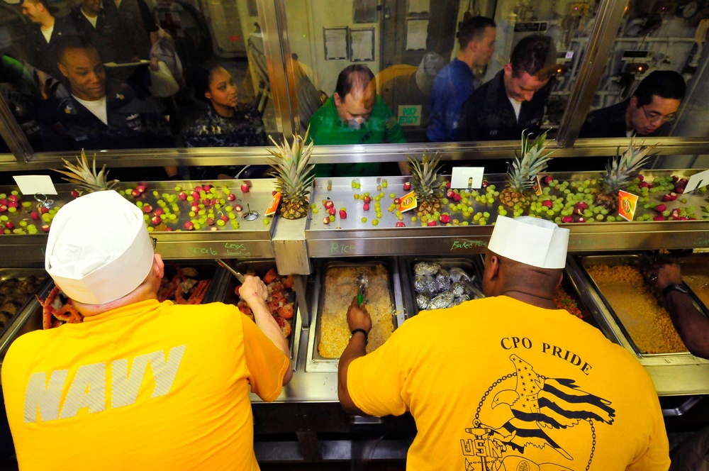 Eisenhower Underway in the Persian Sea - Happy 116th Birthday to the Chief Petty Officers Around the World