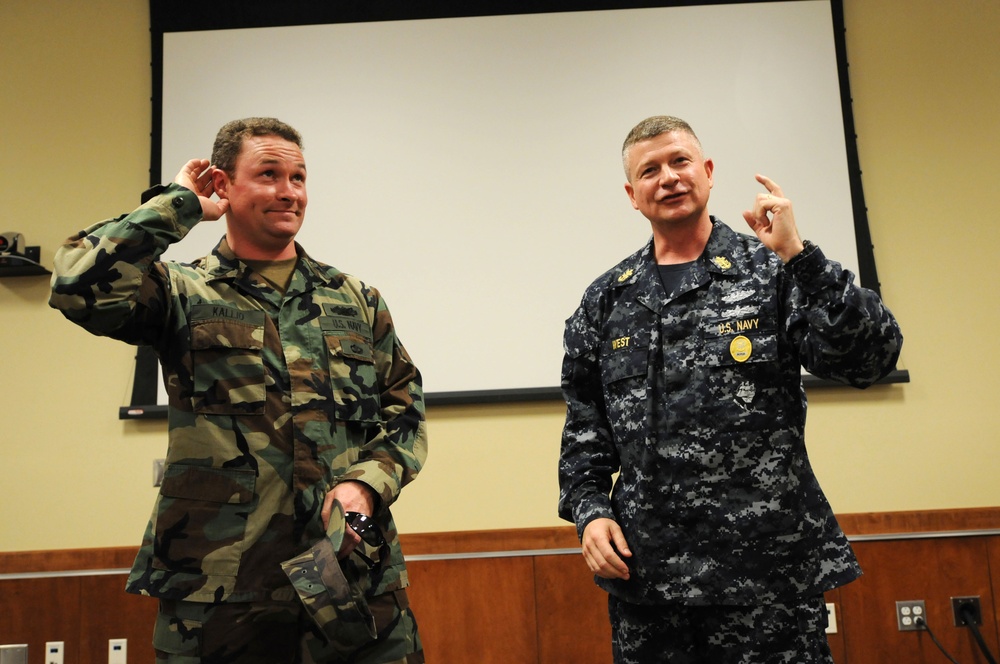 Master Chief Petty Officer of Navy on tour