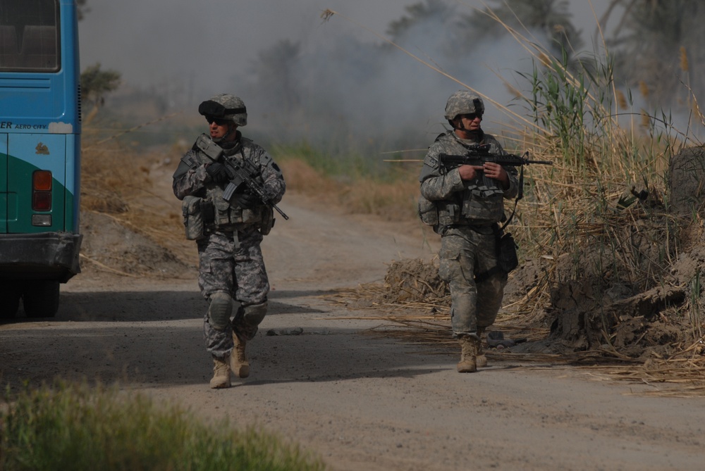 Patrol in Abu Ghraib Patrol in Abu Ghraib