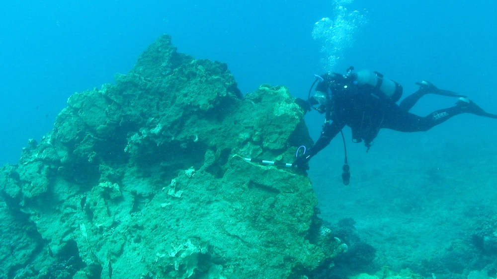 USN Port Royal vessel grounding injury site