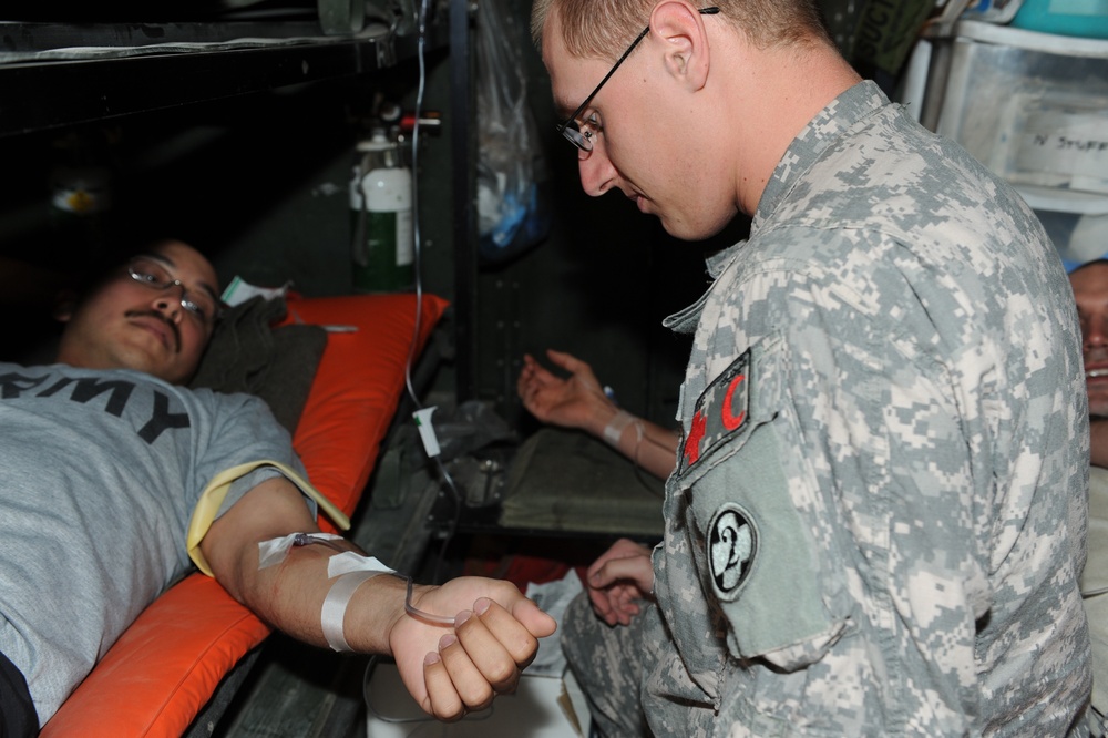 Combat Life Savers on the Life Support Area