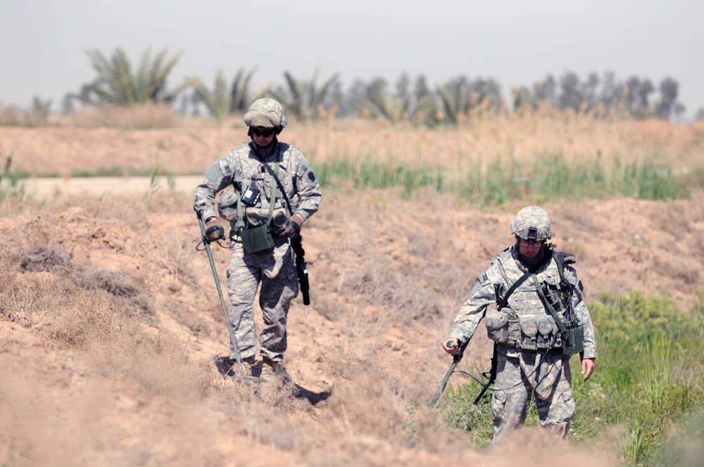 Patrol outside the city of Taji