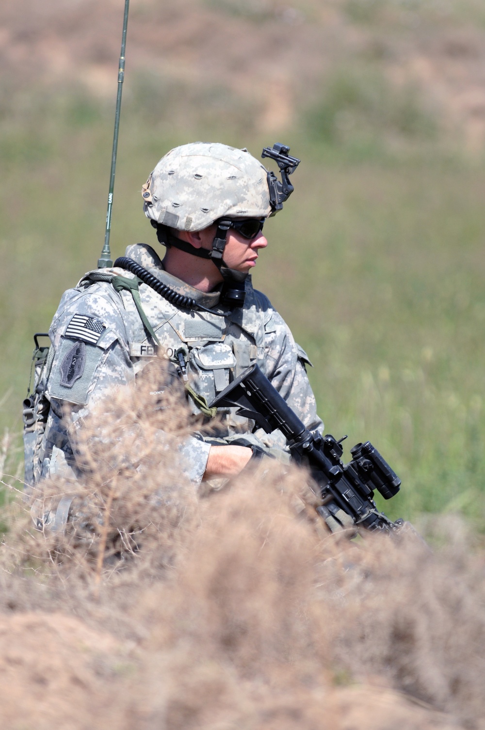 Patrol outside the city of Taji
