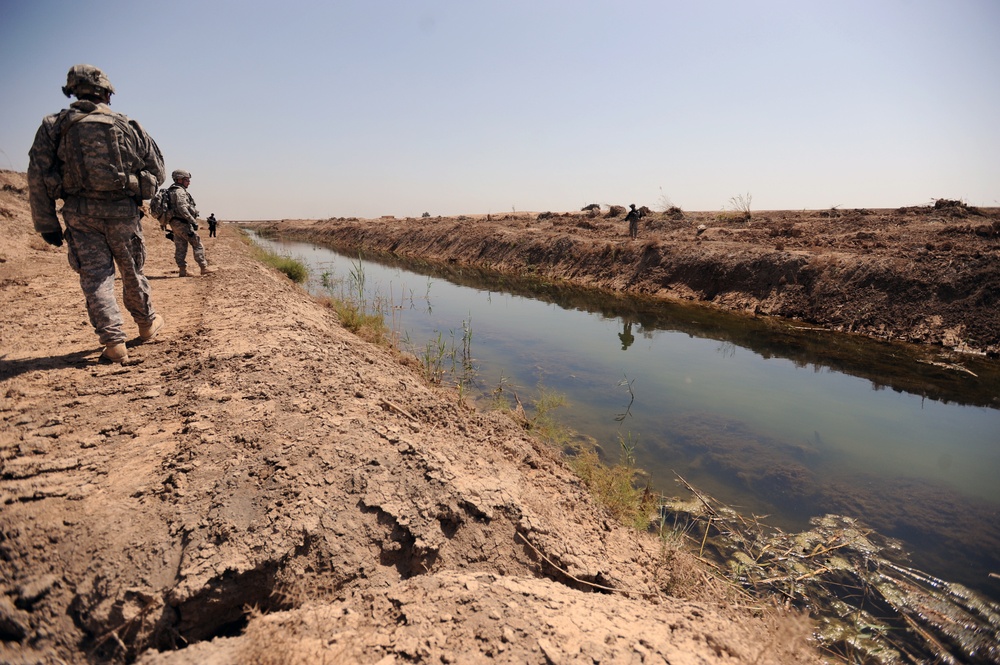 Patrol outside the city of Taji