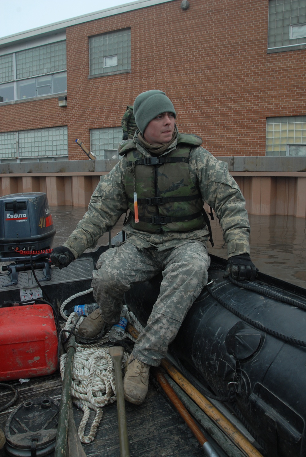 North Dakota flood action in Fargo