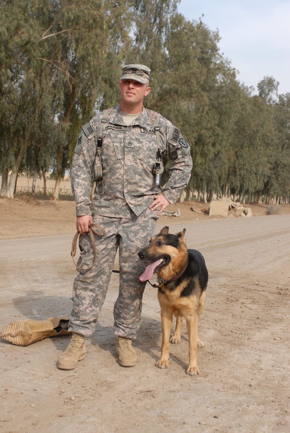 K-9 Patrol Training in Baghdad, Iraq