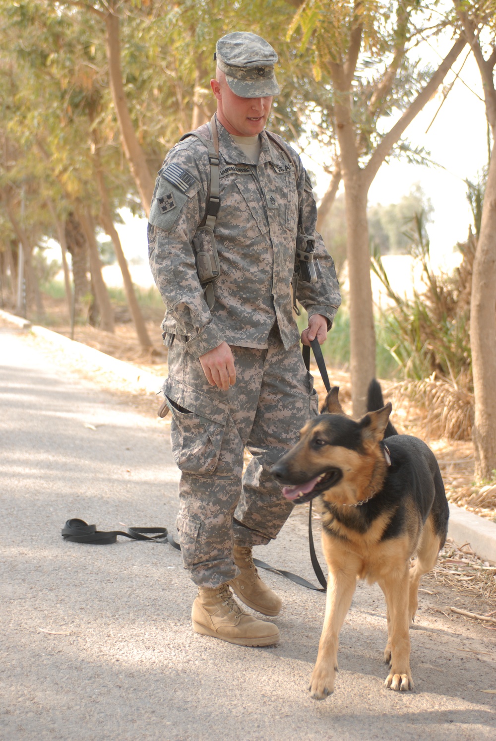 K-9 Patrol Training in Baghdad, Iraq