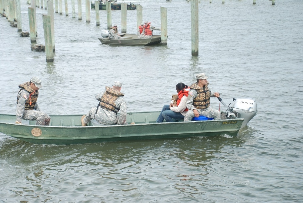 National Guard, local agencies test hurricane preparedness throughout state