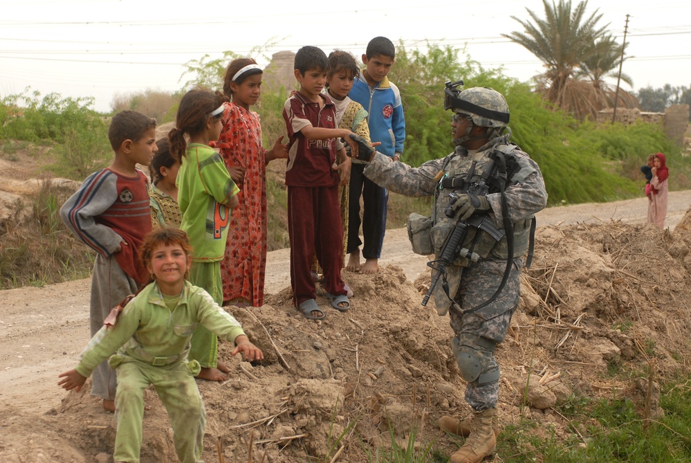 Patrol in Abu Ghraib