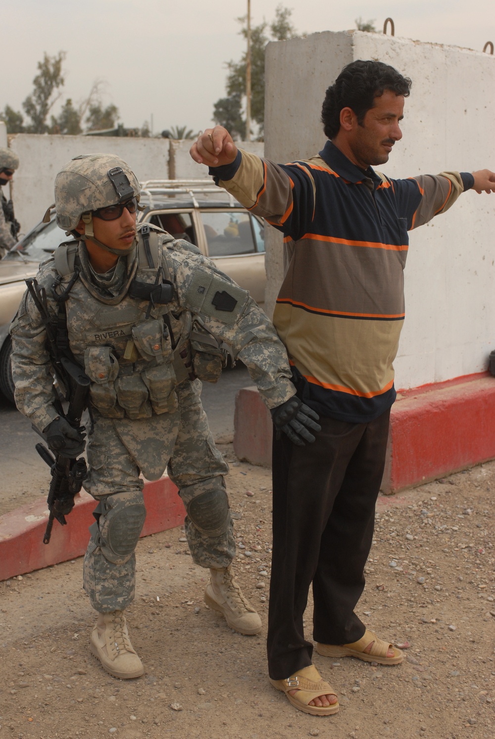 Patrol in Abu Ghraib