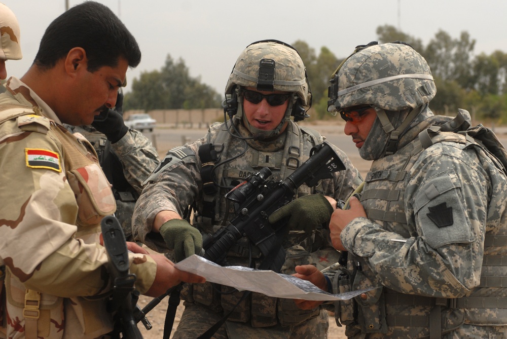 Patrol in Abu Ghraib